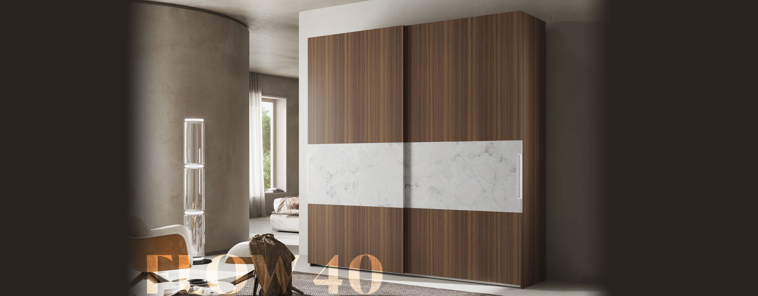CORREDERA EXTERIOR FLOW 40