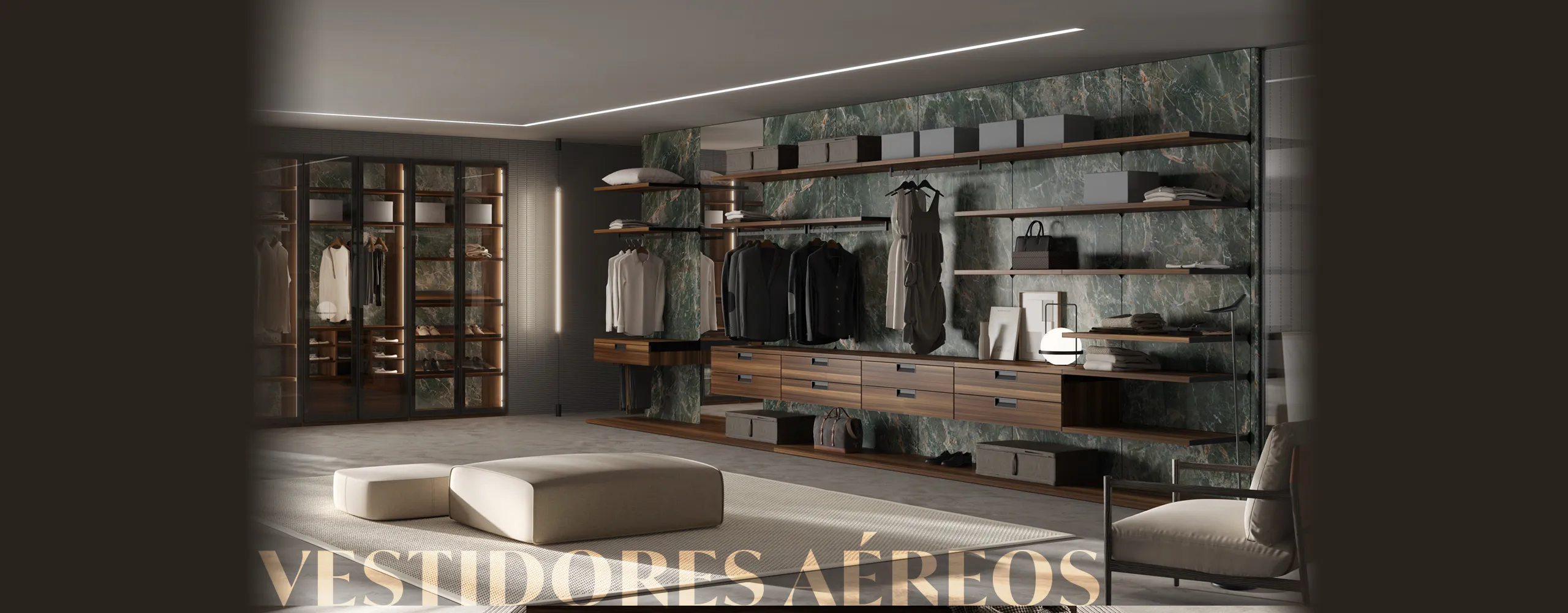 Sistemas de Interiores y Vestidores VESTIDORES AÉREOS