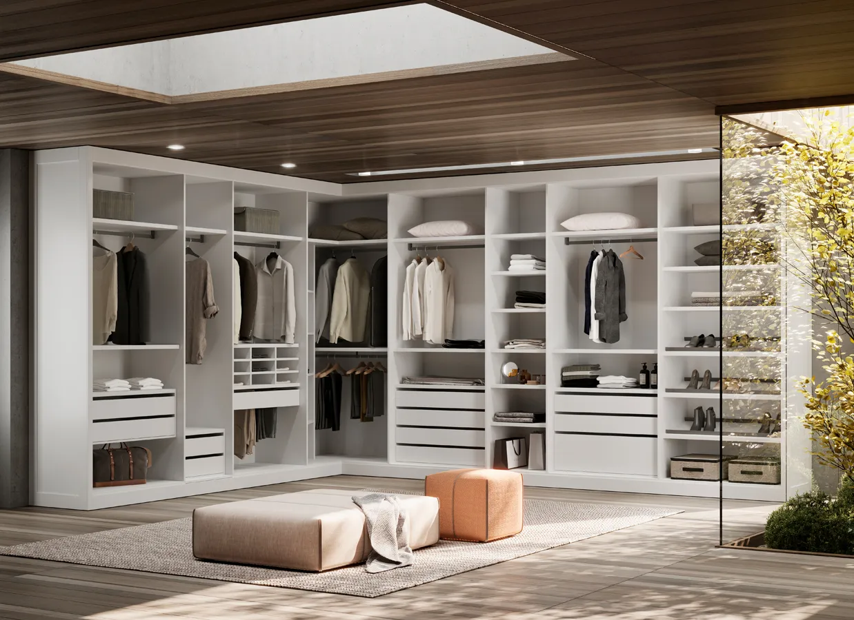 Sistemas de Interiores y Vestidores VESTIDORES CLÁSICOS - Kúbico Armarios